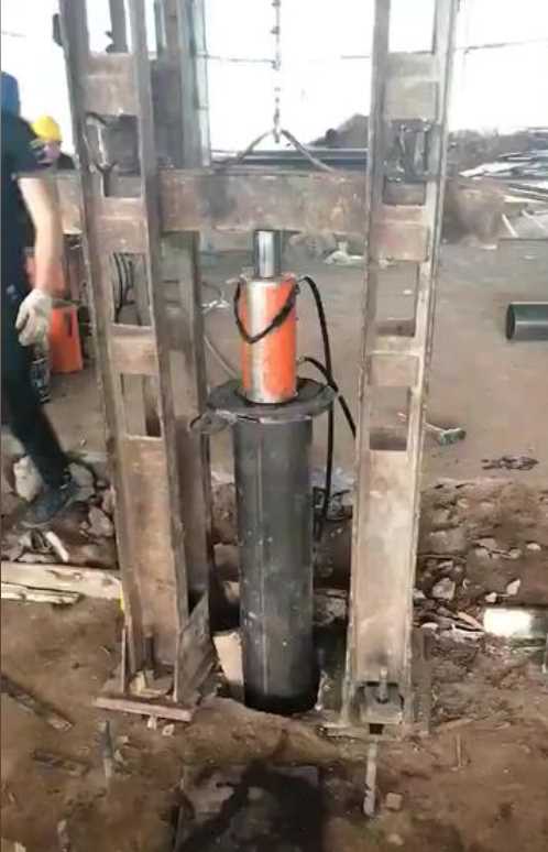 洛阳偃师钢管桩加固